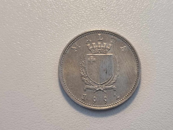  Malta 10 Cents 1991 Umlauf   