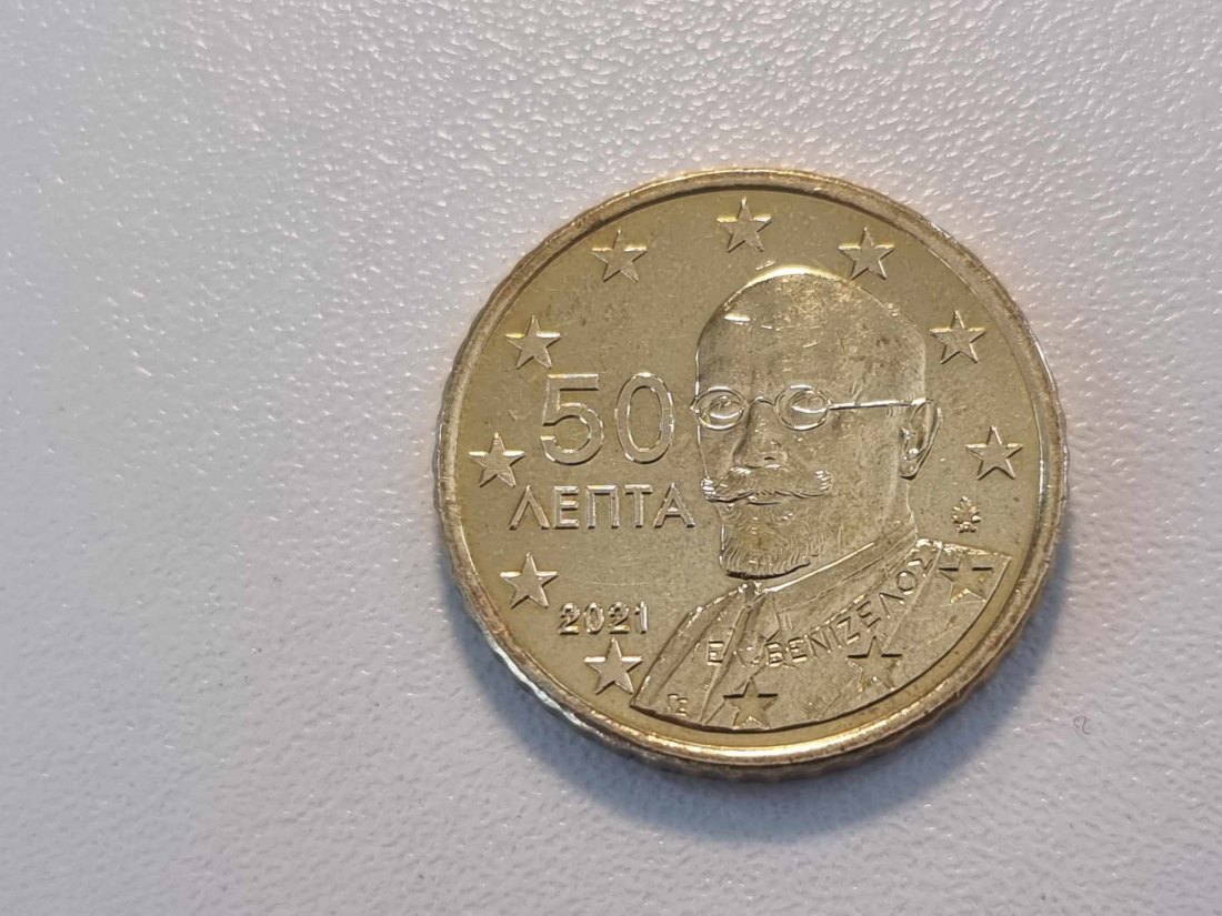  Griechenland 50 Cent 2021 STG   