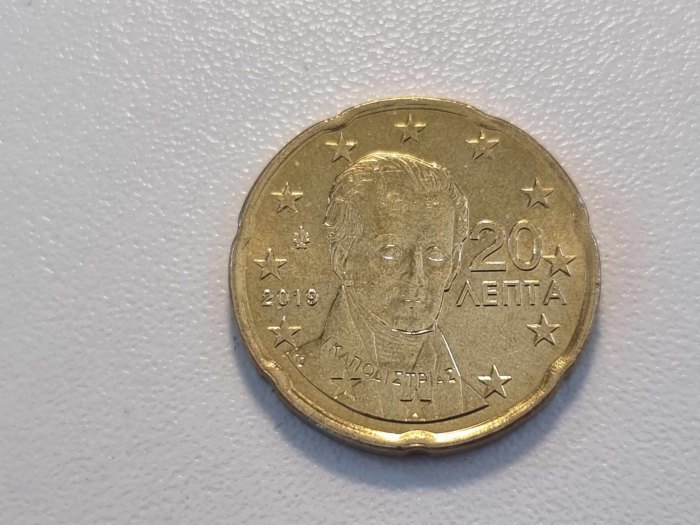  Griechenland 20 Cent 2019 STG   