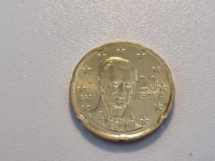  Griechenland 20 Cent 2021 STG   