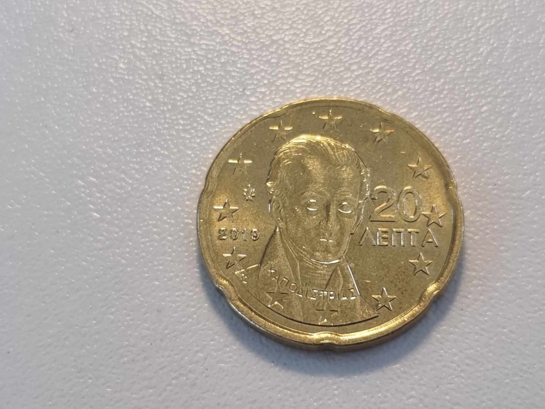  Griechenland 20 Cent 2019 STG   