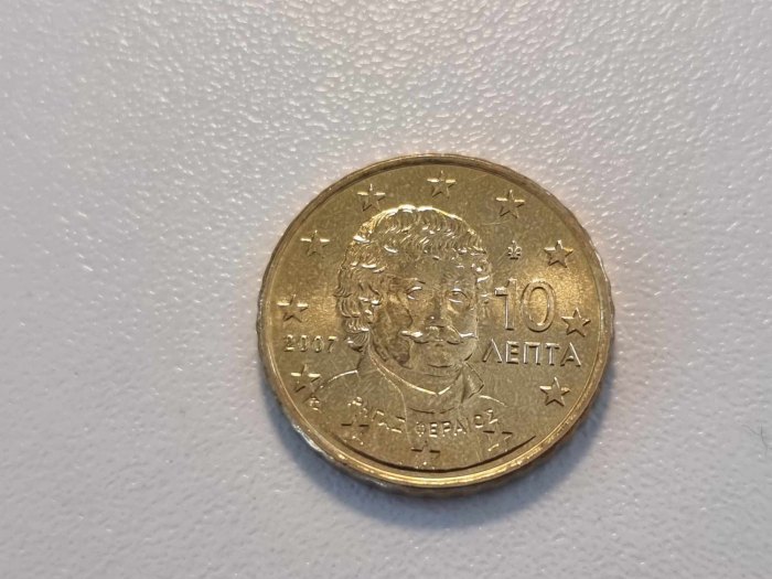  Griechenland 10 Cent 2007 STG   