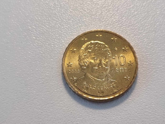  Griechenland 10 Cent 2009 STG   