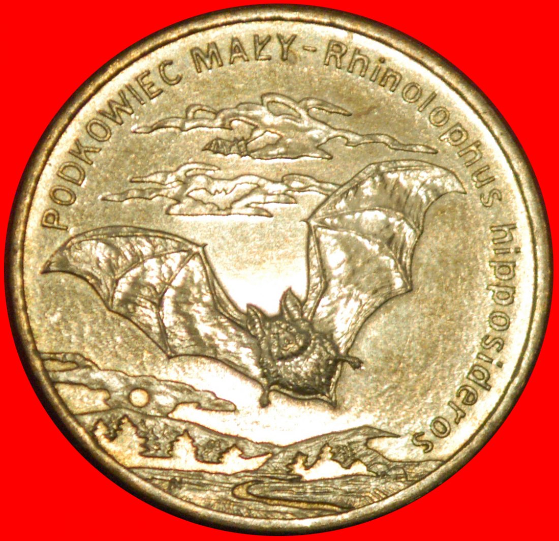 * BAT: POLAND ★ 2 ZLOTY 2010 NORDIC GOLD UNC MINT LUSTRE! ★LOW START ★ NO RESERVE!