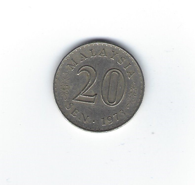  Malaysia 20 Sen 1973   