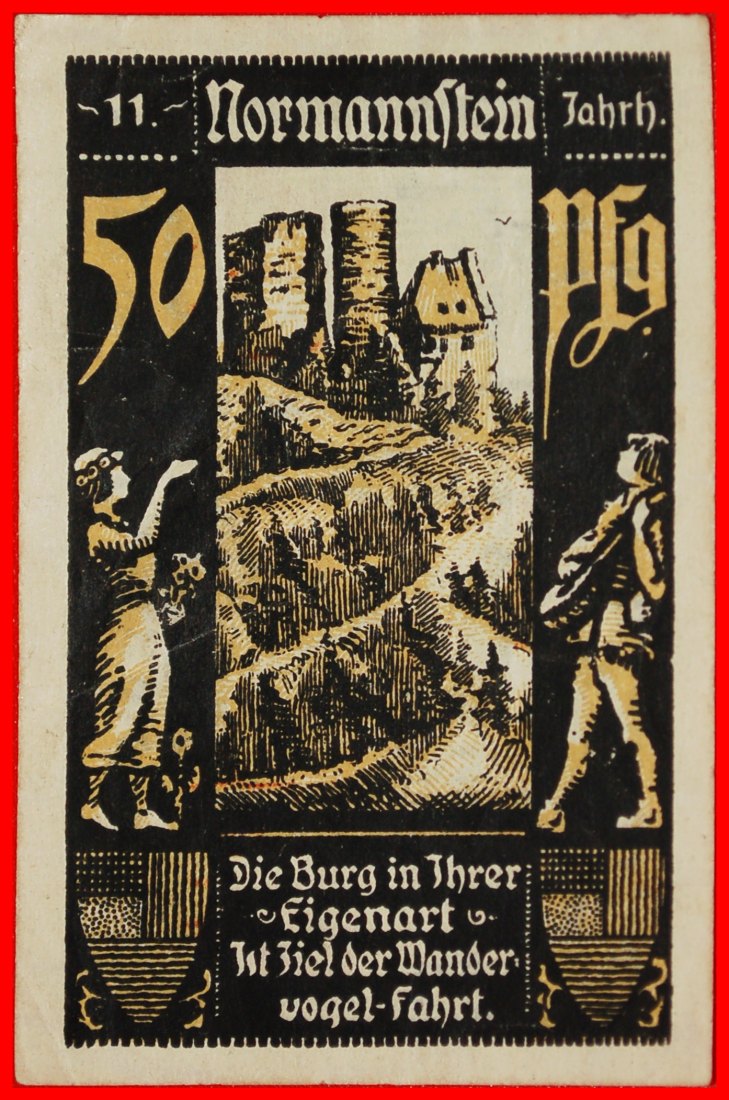 * SAXONY: GERMANY TREFFURT ★ 50 PFENNIGS 1921 CRISP MUEHLHAUSEN!★LOW START ★ NO RESERVE!