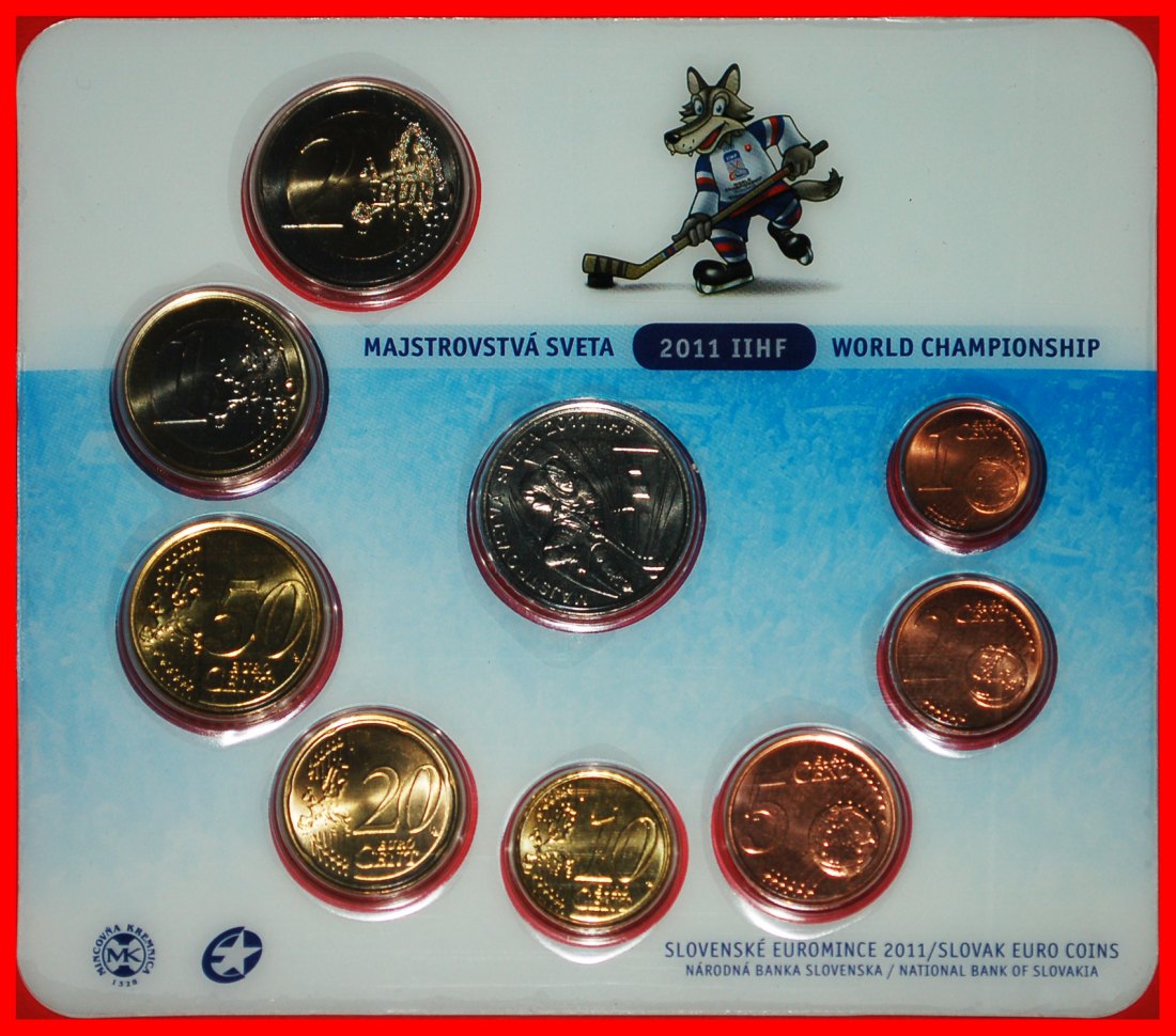 * HOCKEY UNCOMMON (2009-2024): SLOVAKIA ★ EURO SET 2011 JUST PUBLISHED!★LOW START ★ NO RESERVE!