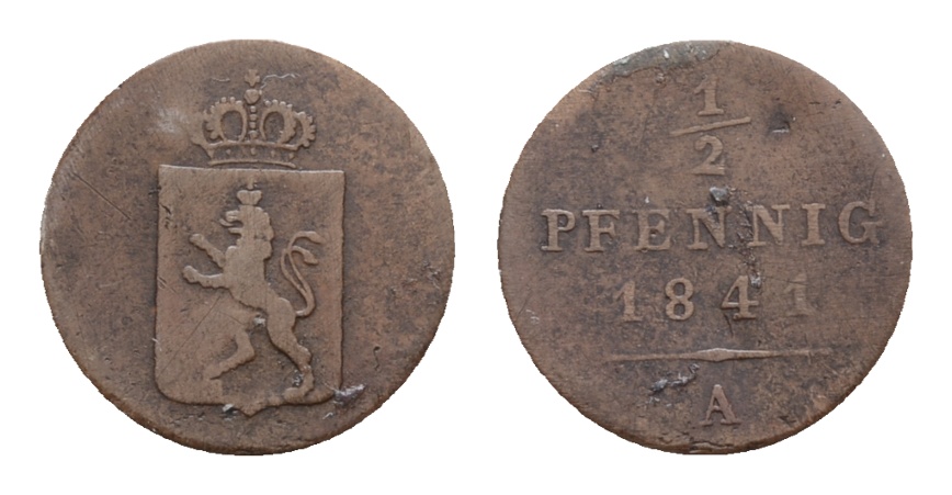 Reuß; Kleinmünze 1841   