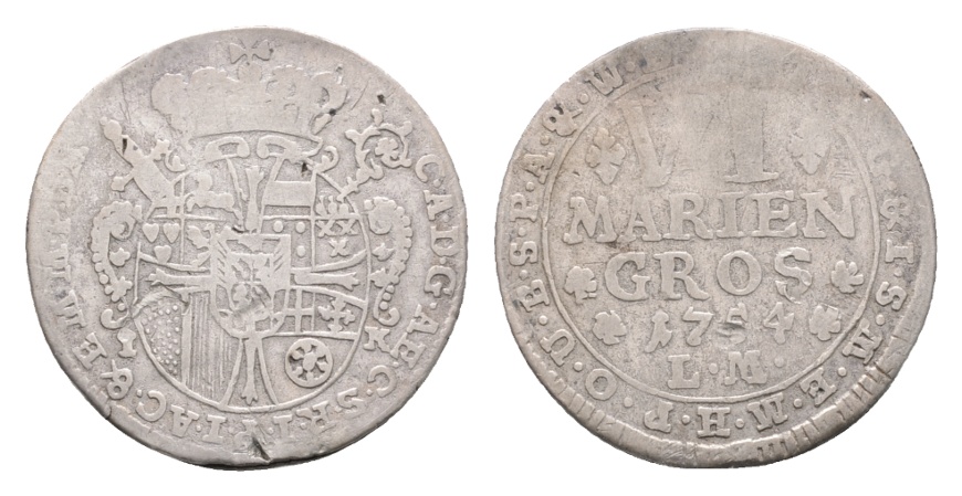 Köln; Kleinmünze 1754   