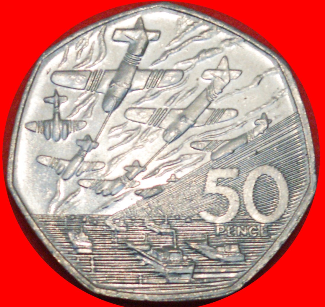 * USA, USSR: GREAT BRITAIN★50 PENCE 1994 SHIPS★PLANES★ELIZABETH II 1953-2010★LOW START ★ NO RESERVE!