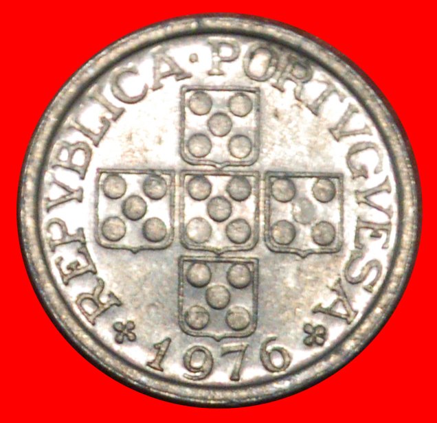  * OLIVES (1969-1979): PORTUGAL ★ 10 CENTAVOS 1976 MINT LUSTRE! ★LOW START ★ NO RESERVE!   