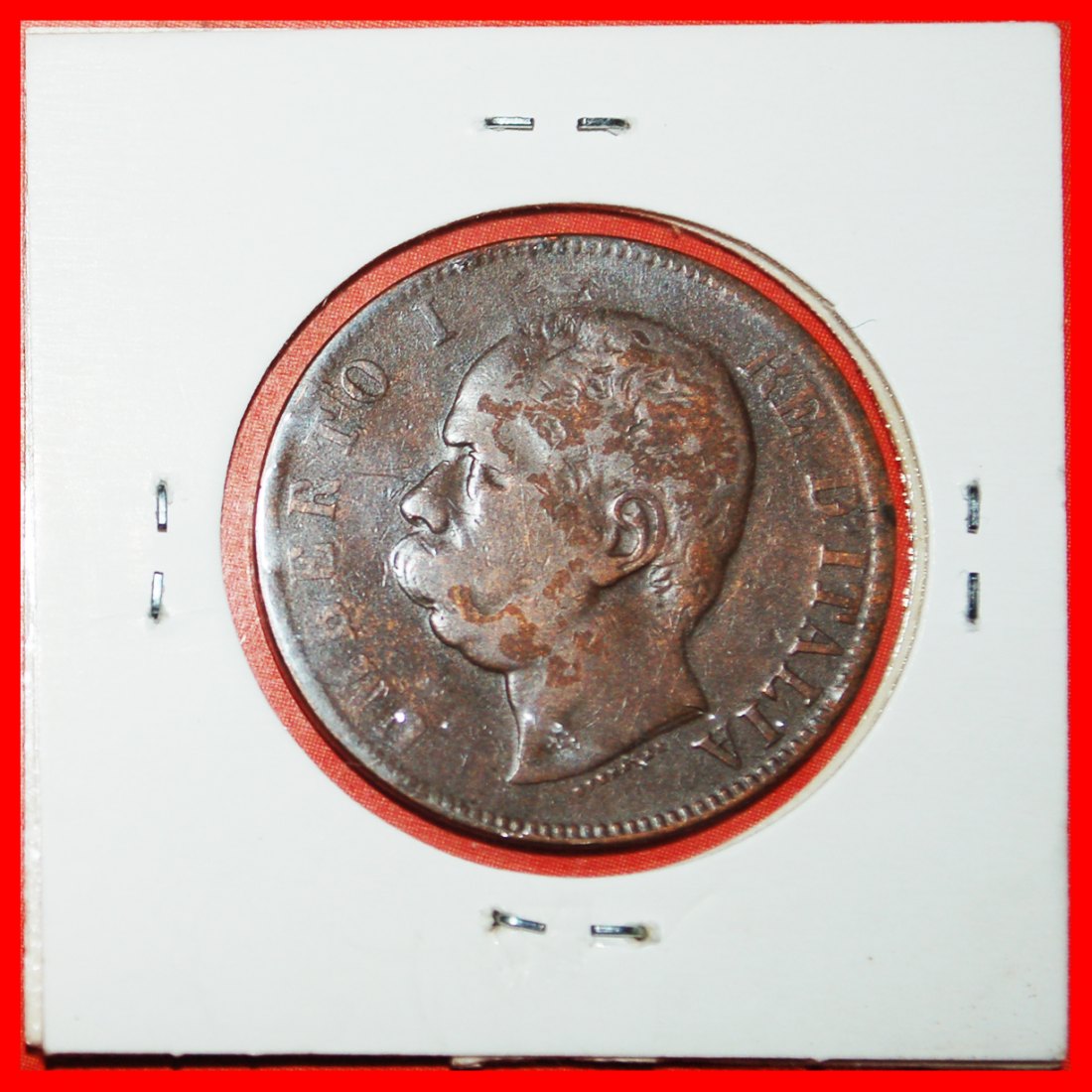  * GREAT BRITAIN (1893-1894): ITALY★10 CENTESIMOS 1893BI! UMBERTO I 1878-1900★LOW START ★ NO RESERVE!   