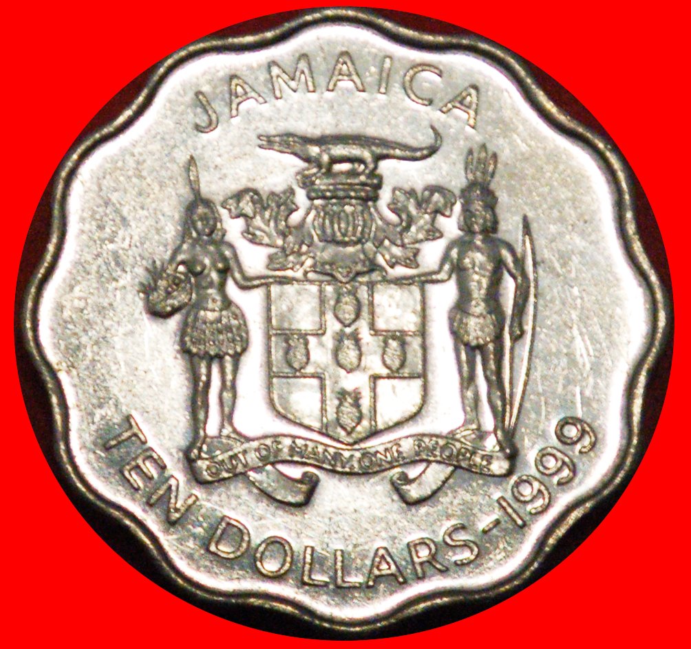  *GREAT BRITAIN (1999-2005):JAMAICA★10 DOLLARS 1999 GORDON 1820-1865★CROCODILE★LOW START★ NO RESERVE!   