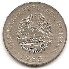  Rumänien 3 Lei 1963  #92   
