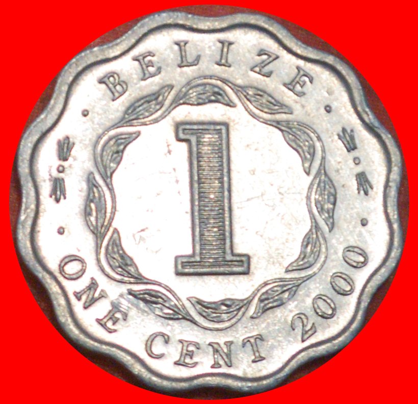 *GREAT BRITAN (1976-2021):BELIZE★1 CENT 2000 ELIZABETH II 1953-2022 COLONIAL★LOW START ★ NO RESERVE!