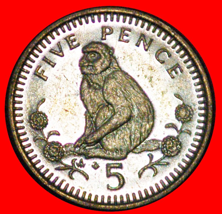* GREAT BRITAIN (1988-2003): GIBRALTAR★5 PENCE 1991AB! ELIZABETH II 1953-2022★LOW START★ NO RESERVE!