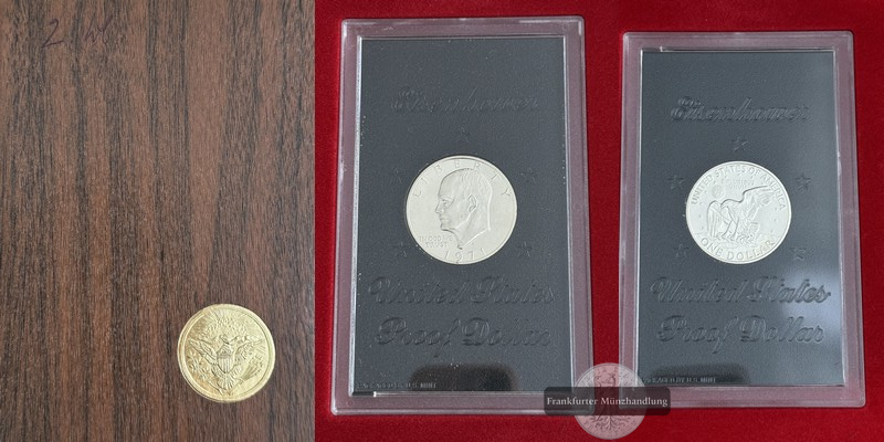  USA,  1 Dollar  1971  Eisenhower Dollar    FM-Frankfurt   