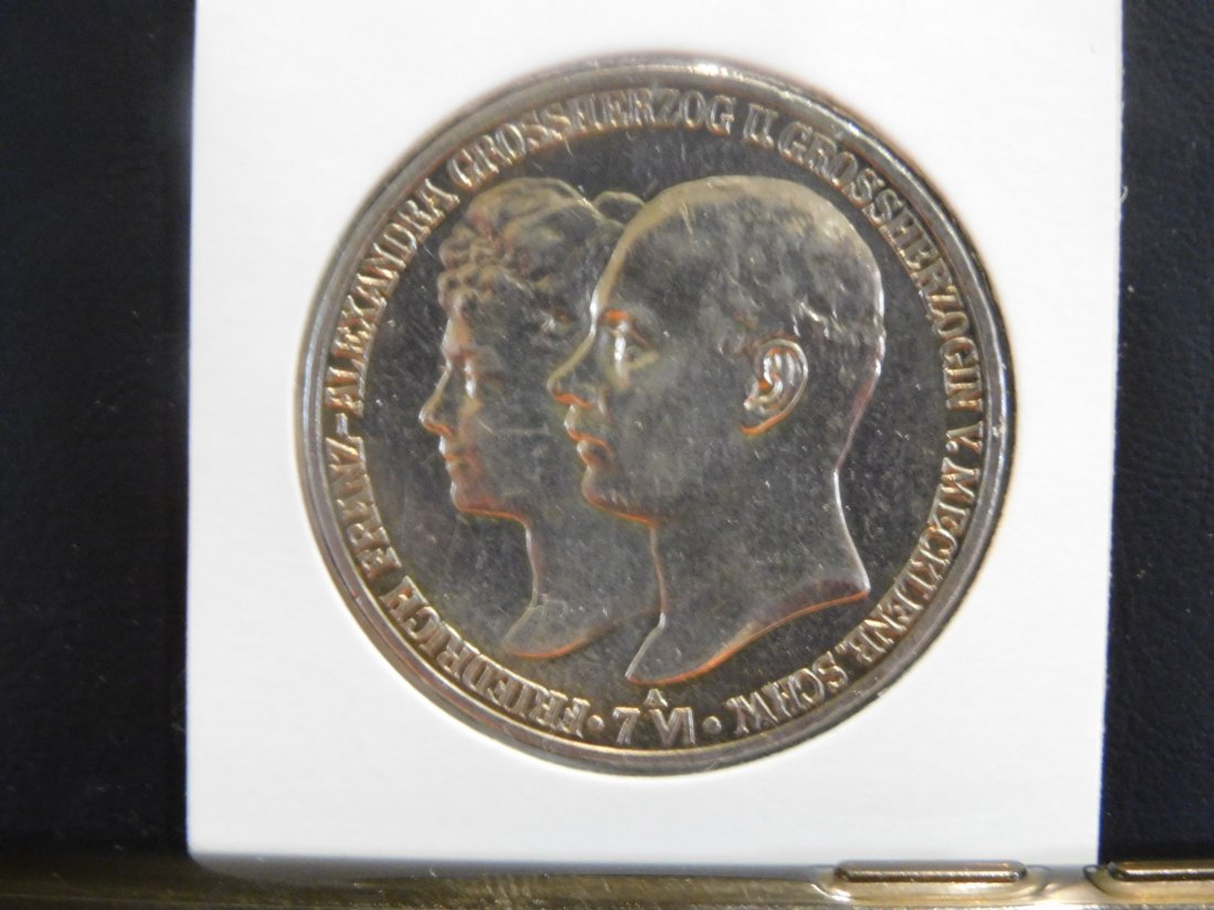  GERMANY 5 MARK 1904 M.SCHWERIN.GRADE-PLEASE SEE PHOTOS.   