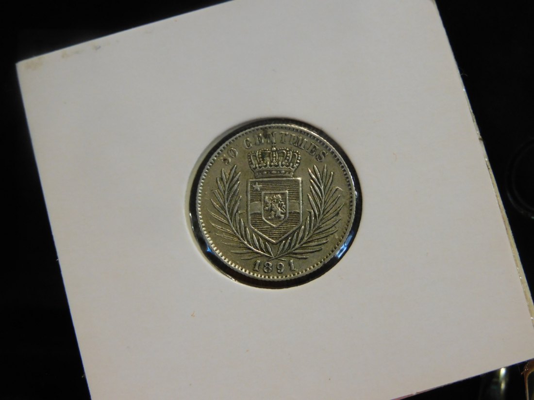  BELGIUM-CONGO FREE STATE 50 CENTIMES 1891.GRADE-PLEASE SEE PHOTOS.   