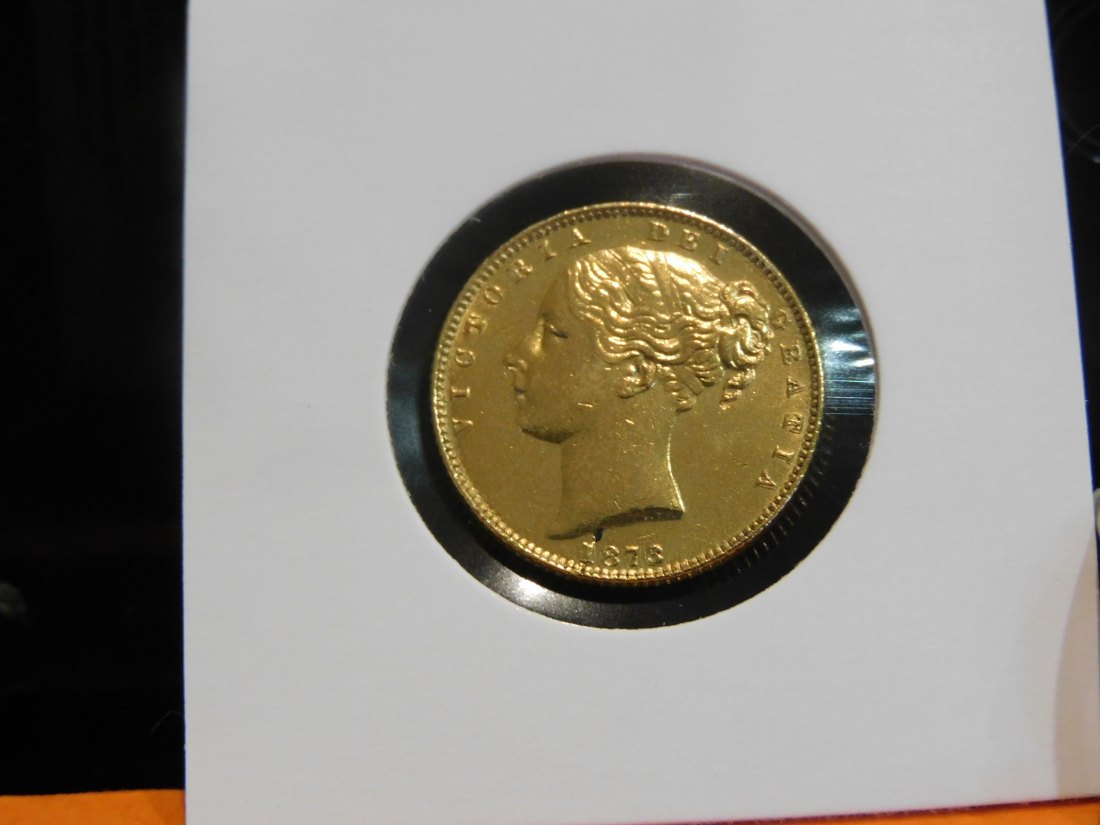  GREAT BRITAIN 1 SOVEREIGN 1873.GRADE-PLEASE SEE PHOTOS.   