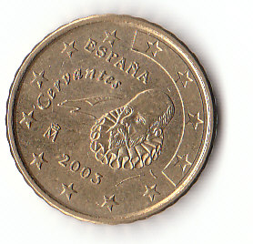  10 Cent Spanien 2003 (C224)b.   