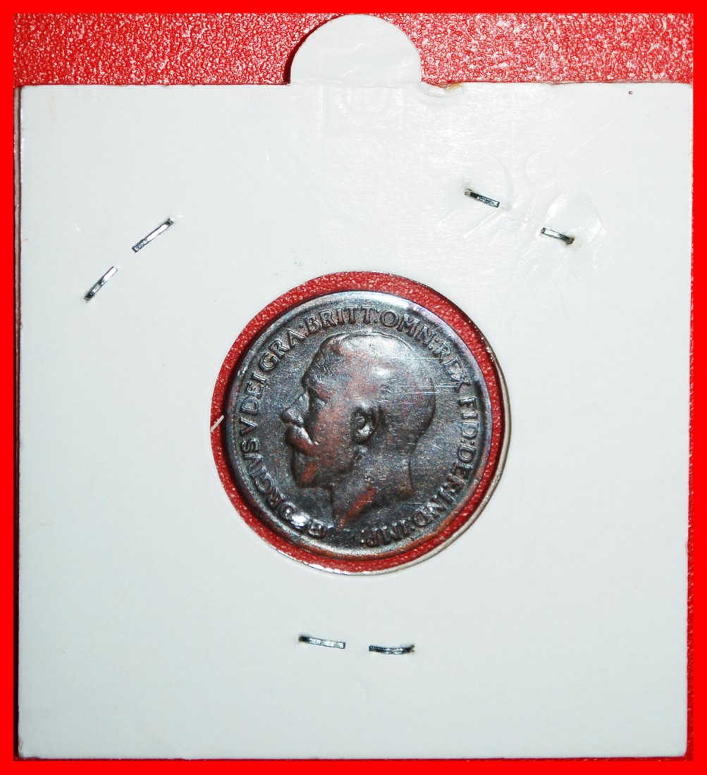  * BRITAIN MISTRESS OF SEAS: UNITED KINGDOM★FARTHING 1917! GEORGE V (1911-1936)★LOW START★NO RESERVE!   