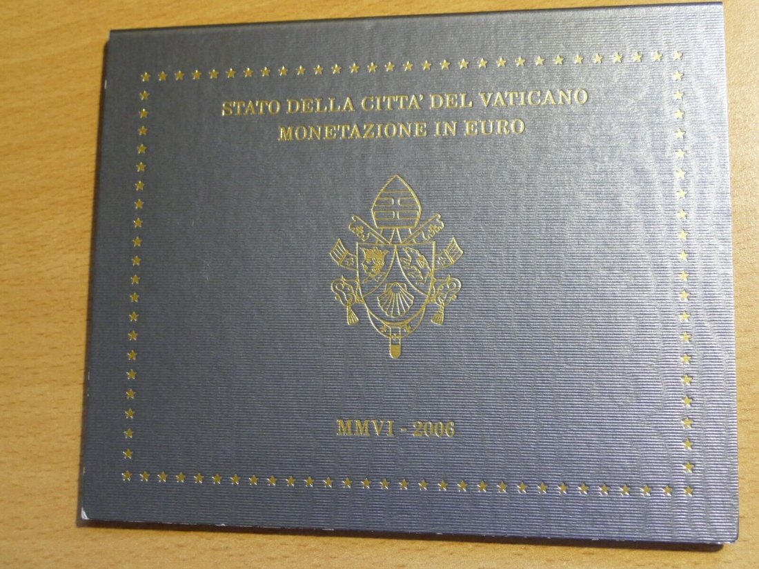 Münzfolder für einen Vatikan KMS Münzsatz-Folder 2006-2019 Auswahl 1 Cent-2 Euro