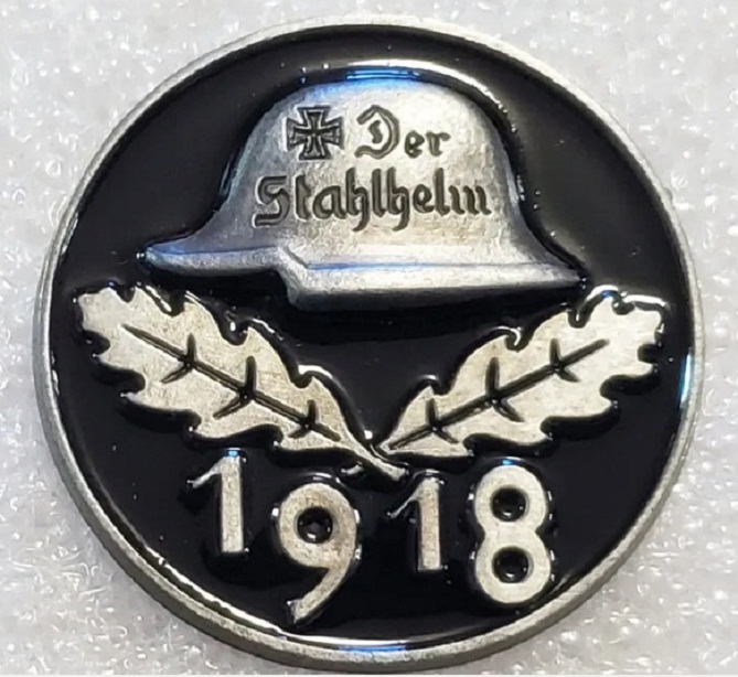 Militaria Anstecker Auszeichnung DER STAHLHELM STAHLHELMBUND 1914-1918 1. Weltkrieg Deutsches Reich