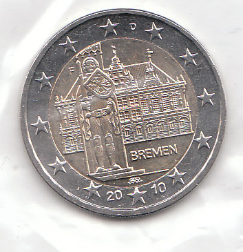  2 Euro Deutschland 2010 F  (F134)b.   