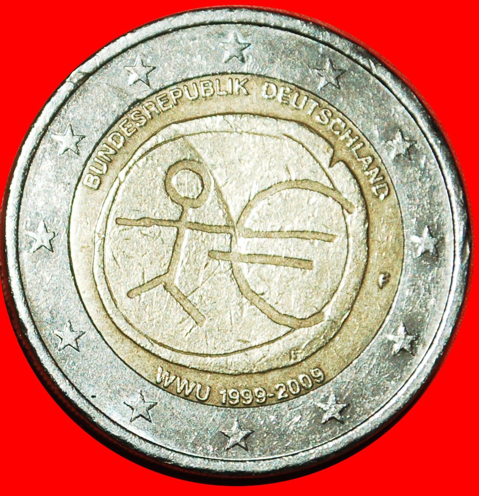 Ⰶ WÄHRUNGSUNION: DEUTSCHLAND ★ 2 EURO 1999-2009F! BADEN-WÜRTTEMBERG! OHNE VORBEHALT!