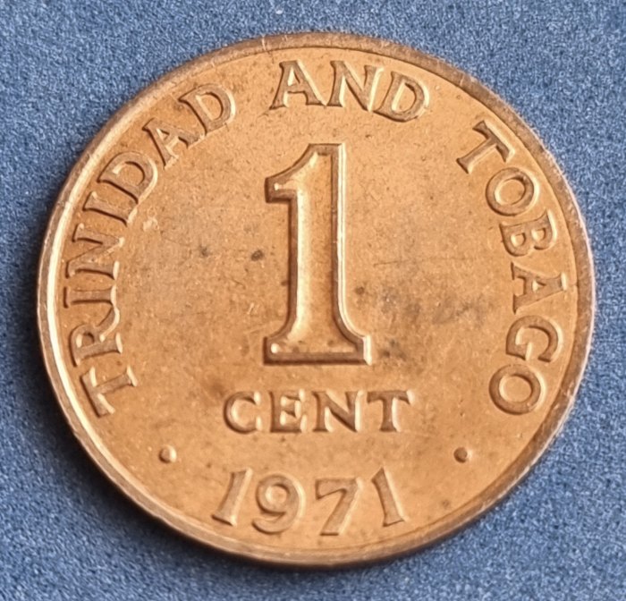 4739(11) 1 Cent (Trinidad & Tobago) 1971 in UNC- ................................ von Berlin_coins