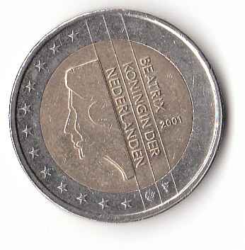  2 Euro Niederlande 2001 (F139)  b.   
