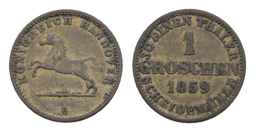  Hannover; Kleinmünze 1859   
