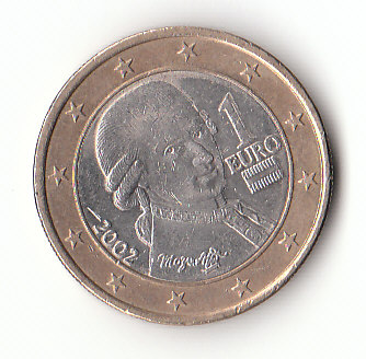  1 Euro Österreich 2002 (F147)b.   