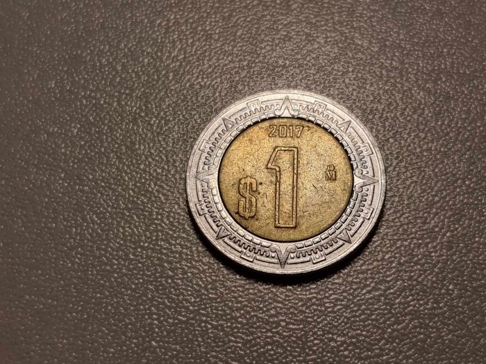  Mexiko 1 Pesos 2017 Umlauf   
