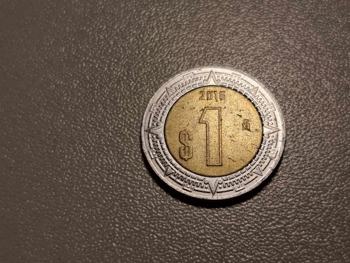  Mexiko 1 Pesos 2016 Umlauf   