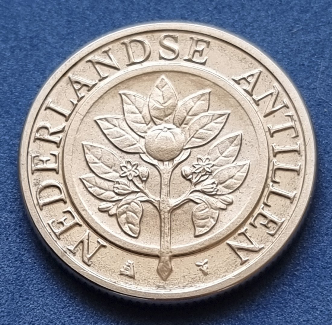  14852(4) 25 Cent (Niederländische Antillen) 2009 in UNC- .......................... von Berlin_coins   