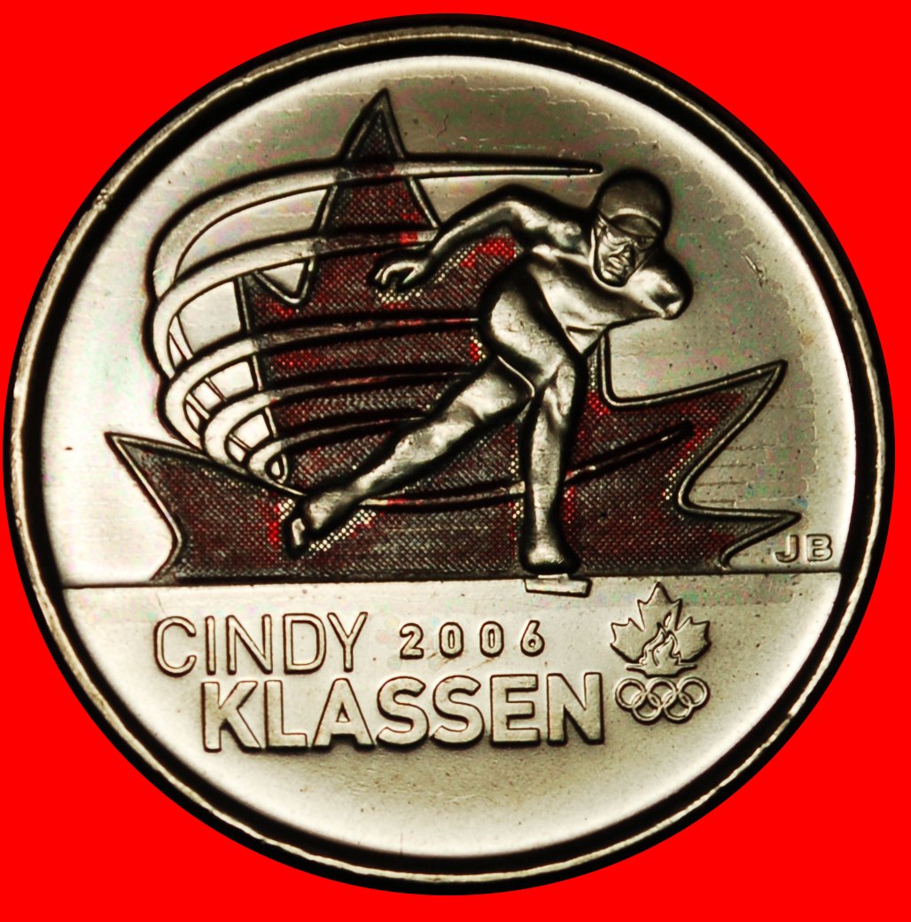 Ⰶ CINDY 2006: KANADA ★ 25 CENT 2009 STG STEMPELGLANZ! ELISABETH II. (1953-2022) OHNE VORBEHALT!