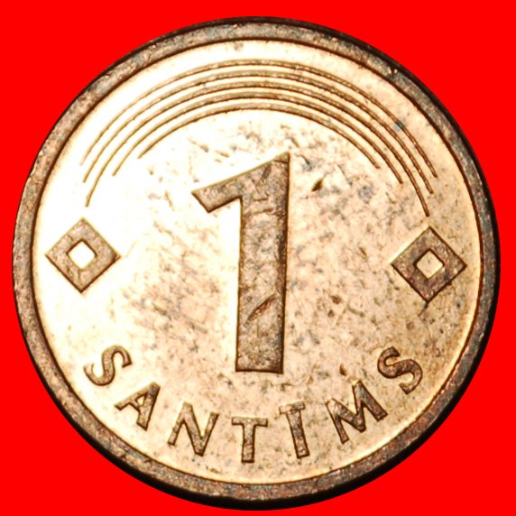 Ⰶ GERMANY (1992-2008): latvia (ex. the USSR, russia) ★ 1 SANTIM 1992 ERROR!★LOW START ★ NO RESERVE!