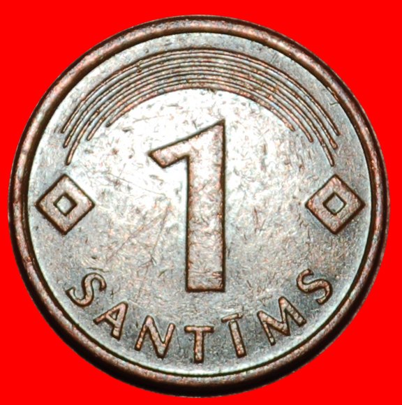 Ⰶ NORWAY (1992-2008): latvia (ex. the USSR, russia) ★ 1 SANTIM 1997! ERROR!★LOW START ★ NO RESERVE!
