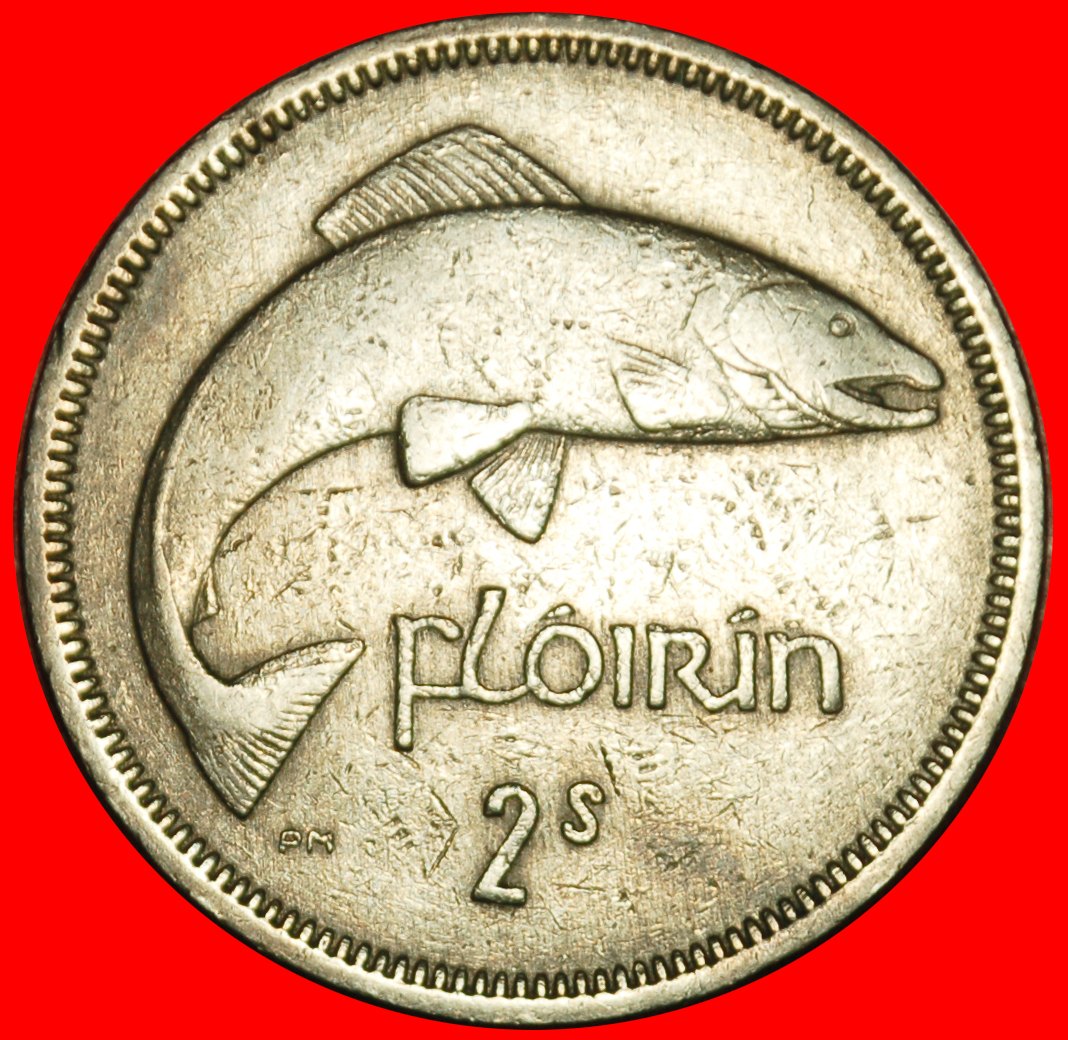 Ⰶ GREAT BRITAIN (1939-1968): IRELAND ★ 2 SHILLINGS-FLORIN 1966 SALMON!★LOW START ★ NO RESERVE!