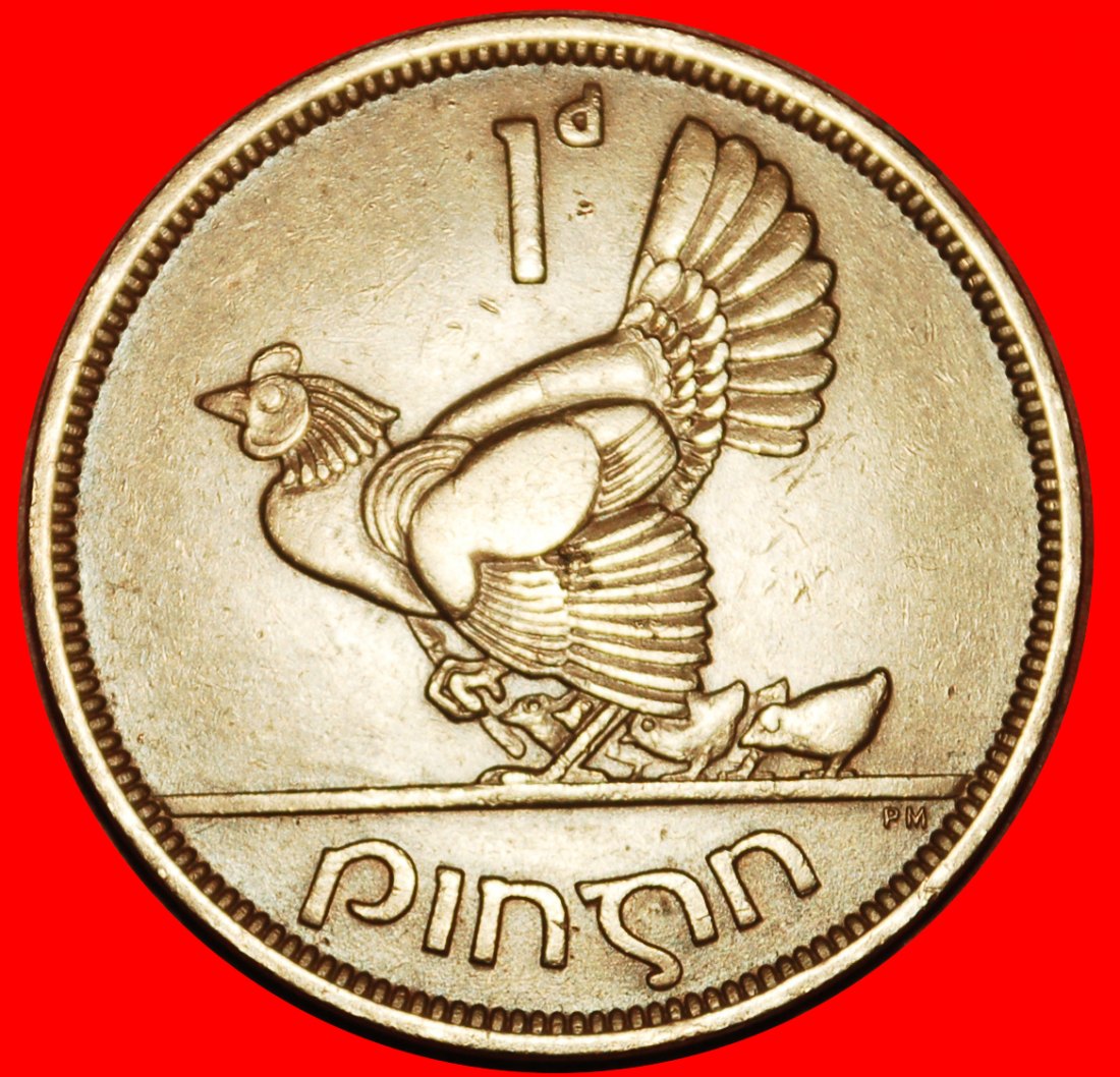 Ⰶ GREAT BRITAIN (1940-1968): IRELAND ★ 1 PENNY 1948 HEN & CHICKS! LOW START ★ NO RESERVE!