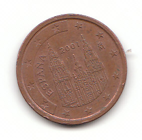  2 Cent Spanien 2001 (F160)b.   