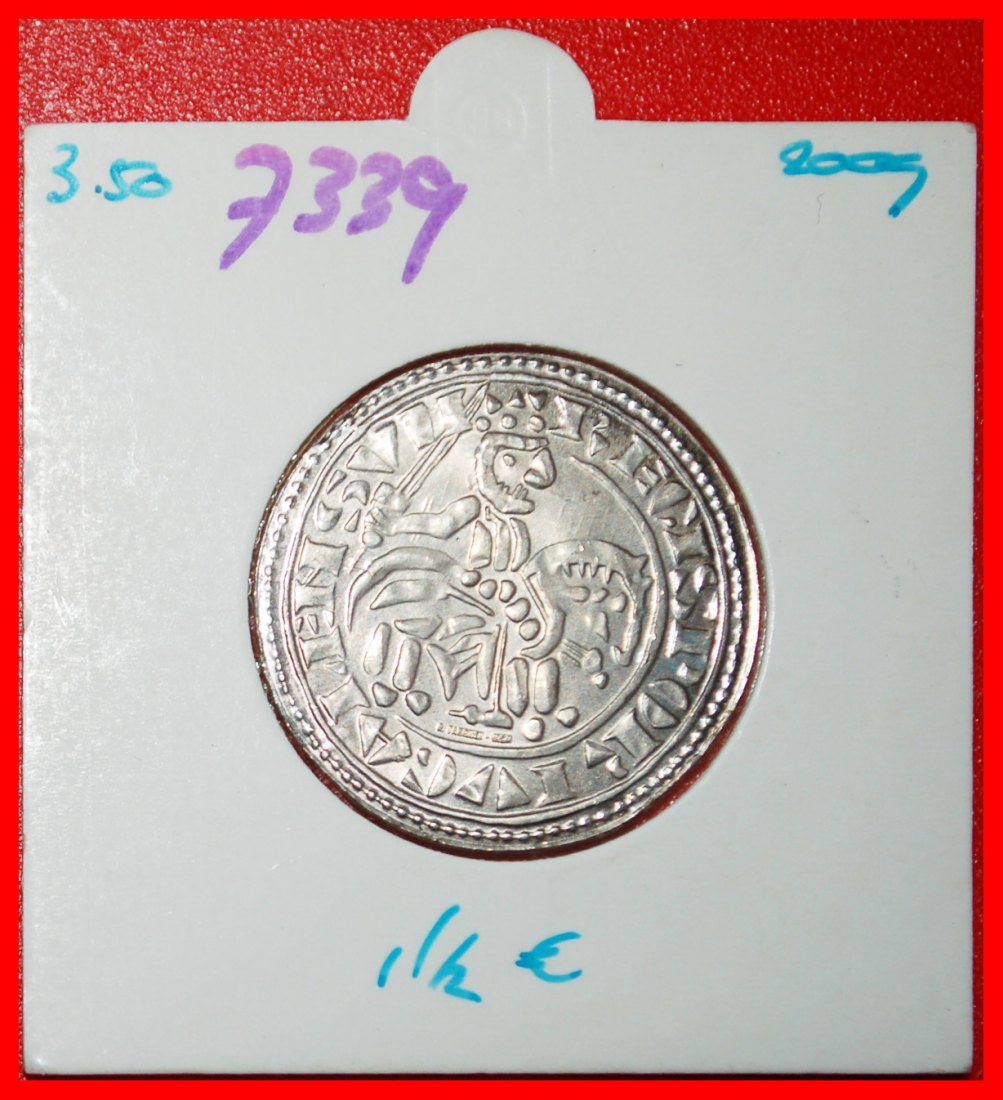 Ⰶ GOLD MORABITINO: PORTUGAL ★ 1 1/2 EURO 2009! SANCHO II. (1223-1247)! UNGEWÖHNLICH! OHNE VORBEHALT!