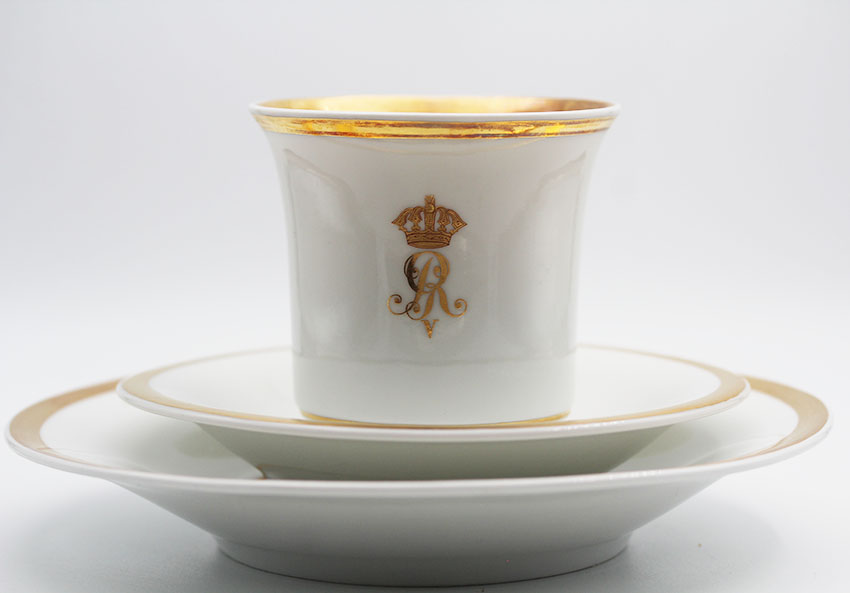 Kaffeegedeck aus dem Service der König Georg V. von Hannover, um 1860,KPM Berlin #04