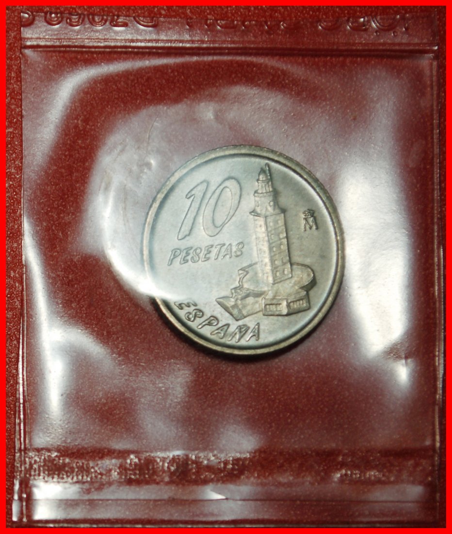 Ⰶ BAZAN (1851-1921) FROM SET: SPAIN★ 10 PESETAS 1996 UNC MINT LUSTRE! HOLDER★LOW START ★ NO RESERVE!