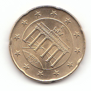  20 Cent Deutschland 2007 J (F163)b.   