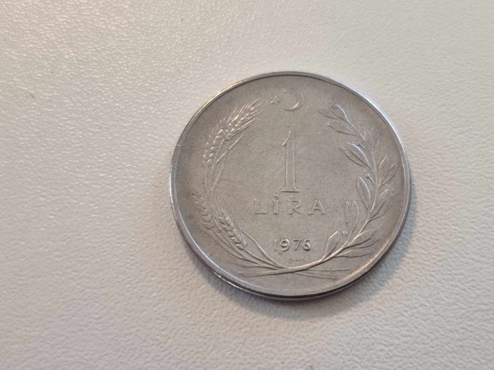  Türkei 1 Lire 1976 Umlauf   