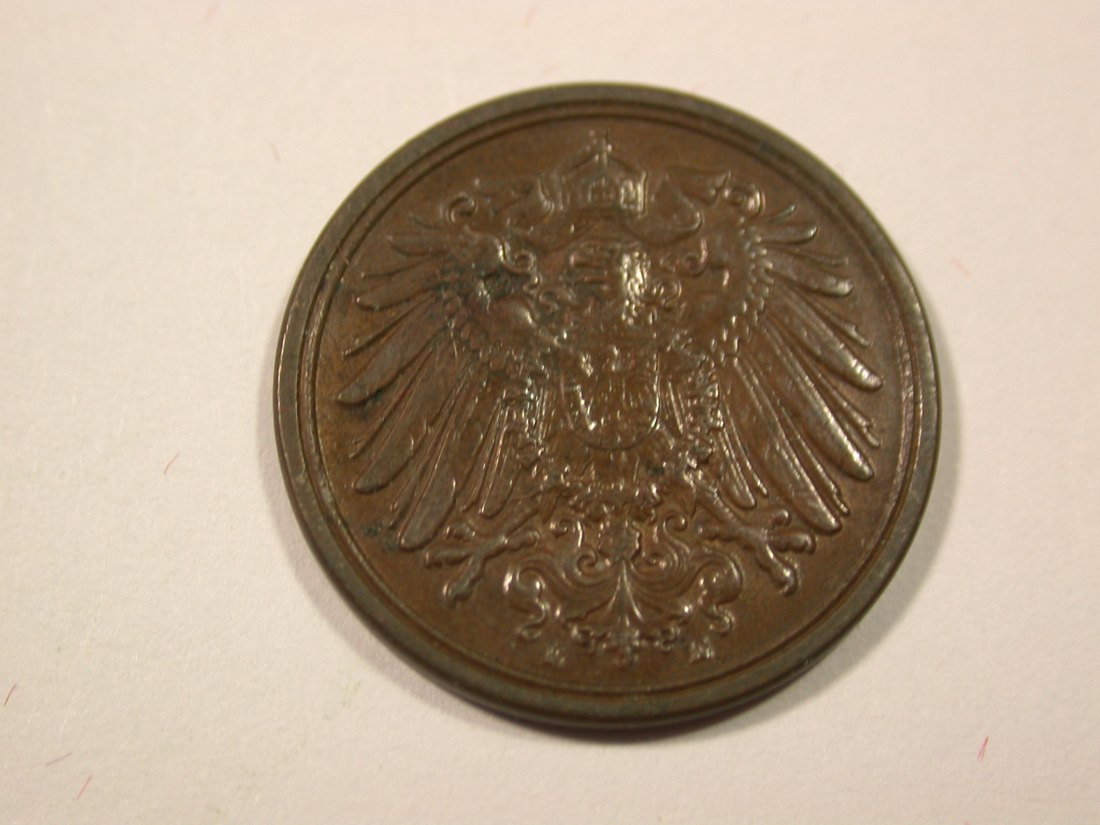  I6 KR  1 Pfennig 1915 E in ss/ss-vz  Originalbilder   