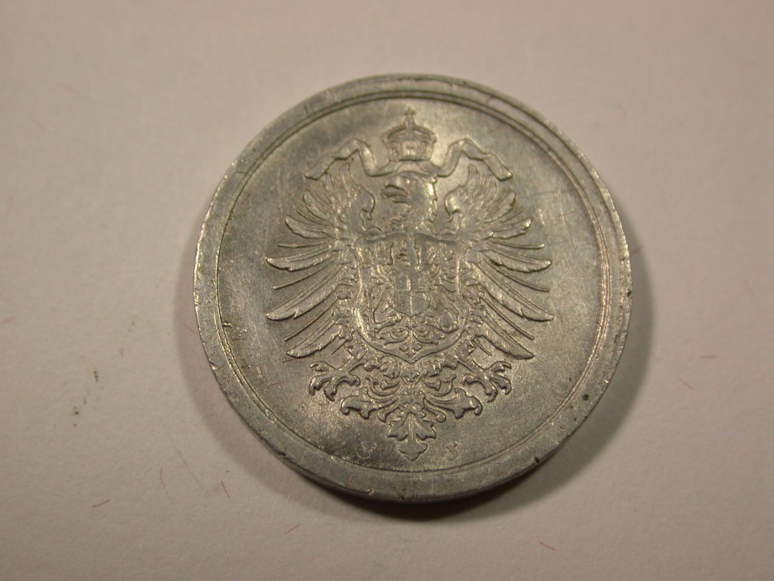  I6 KR  1 Pfennig 1917 J in vz/vz+  Originalbilder   